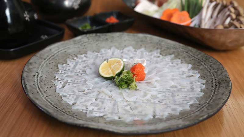 What is Blowfish Sashimi?