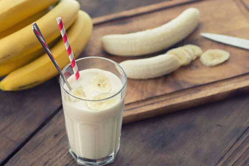 what are the benefits of banana shake