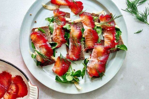 beetroot cured salmon recipe