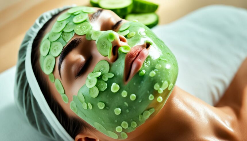 cucumber face mask for dry skin